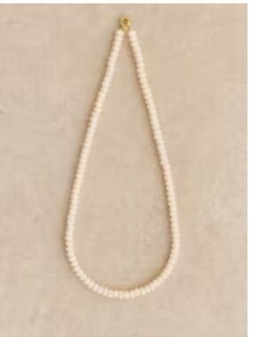 Sezane Telma Necklace Ecru - Size TU